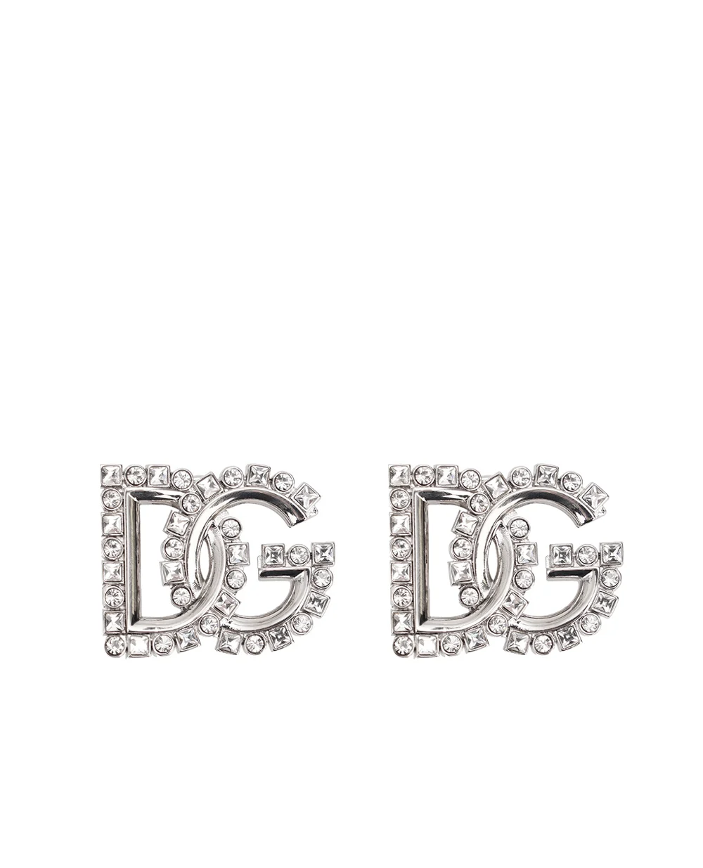 Сережки DG Logo Dolce&Gabbana WER2L4-W1111, срібний колір • Купити в інтернет-магазині Kameron