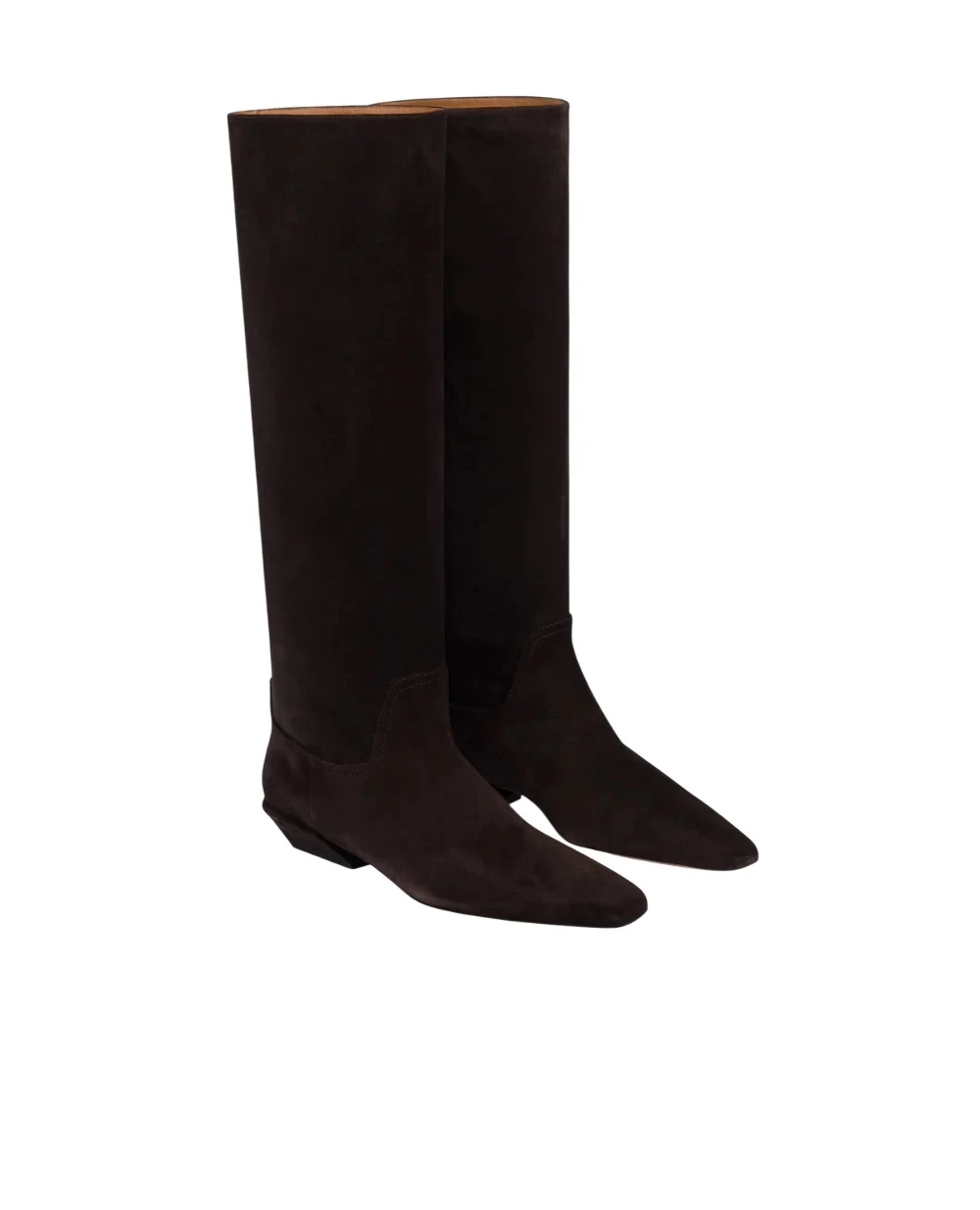 Ботинки Bennina boot 25 из замши Paris Texas PX1363-XV003, темно-коричневый цвет • Купить в интернет-магазине Kameron