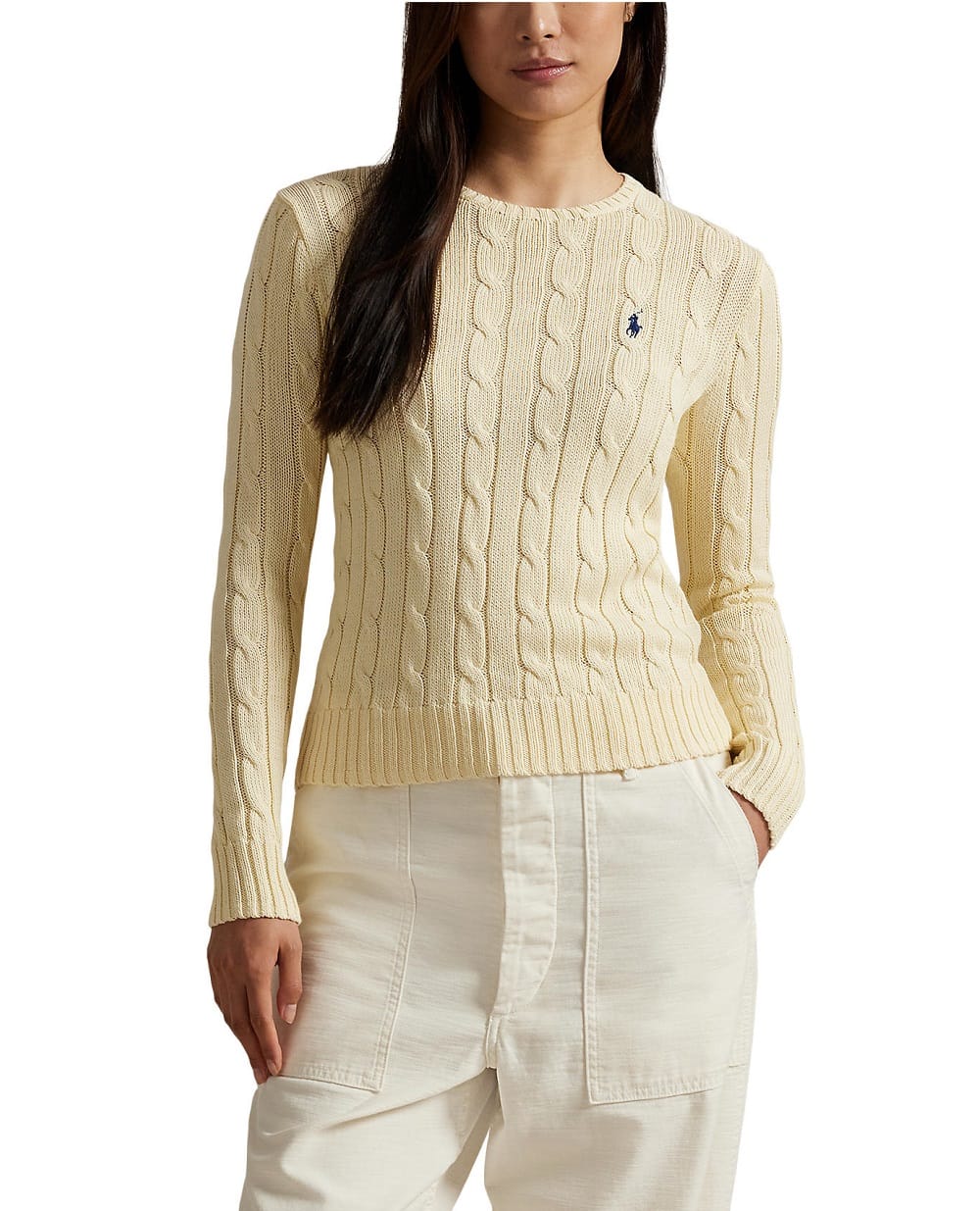 Джемпер Polo Ralph Lauren 211971869015, бежевый цвет • Купить в интернет-магазине Kameron