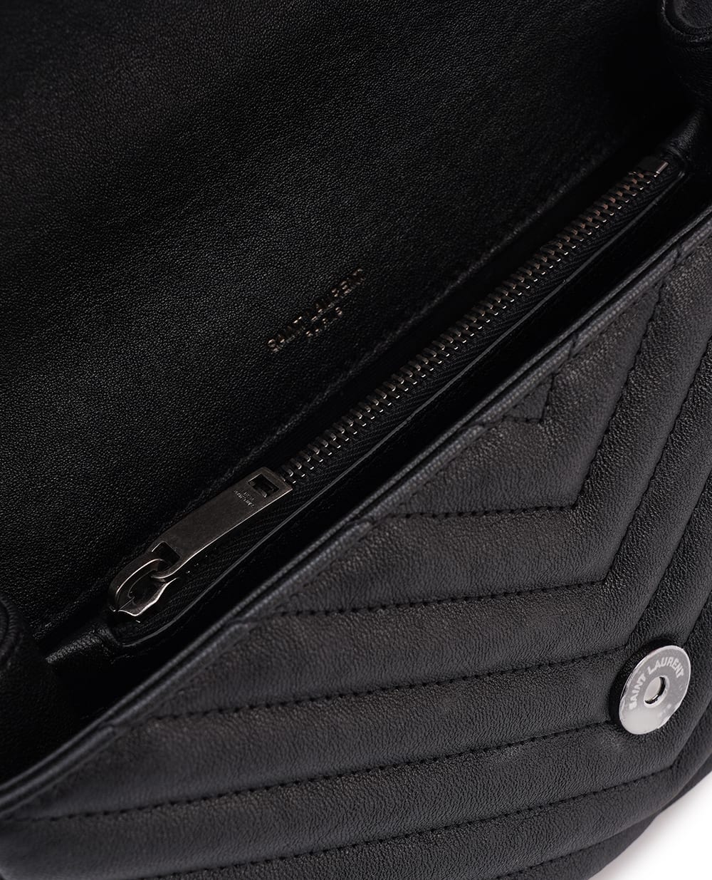 Кожаная сумка College Medium Saint Laurent 600279-BRM04, черный цвет • Купить в интернет-магазине Kameron