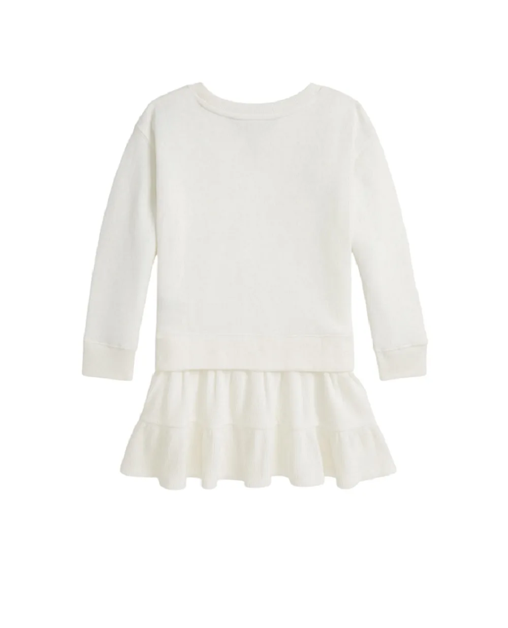 Дитяча сукня флісова Polo Bear Polo Ralph Lauren Kids 312981086001, кремовий колір • Купити в інтернет-магазині Kameron