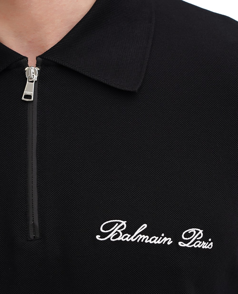 Поло Balmain DH1GC028BC78, черный цвет • Купить в интернет-магазине Kameron
