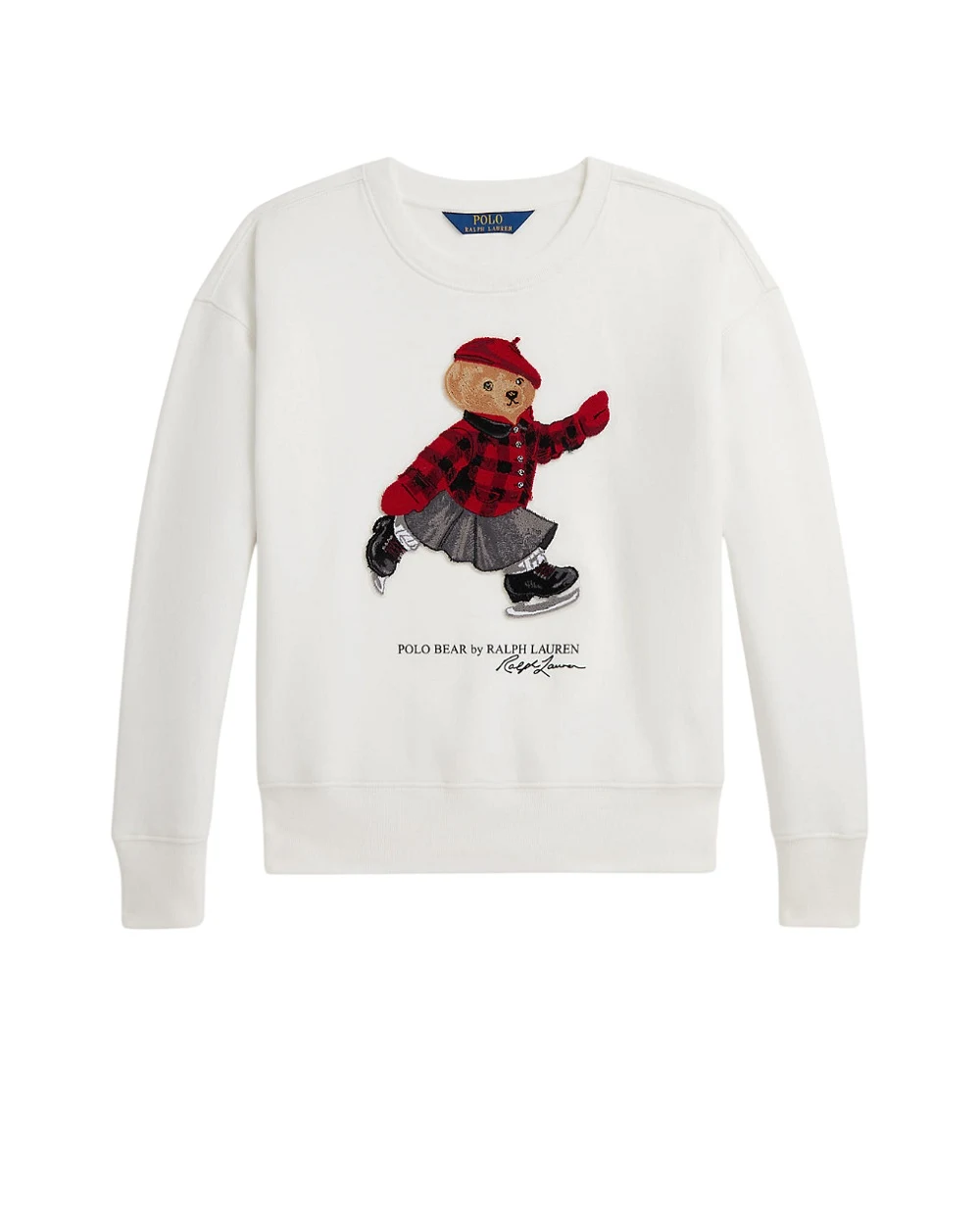 Дитячий світшот Polo Bear із флісу Polo Ralph Lauren Kids 313981087001, кремовий колір • Купити в інтернет-магазині Kameron