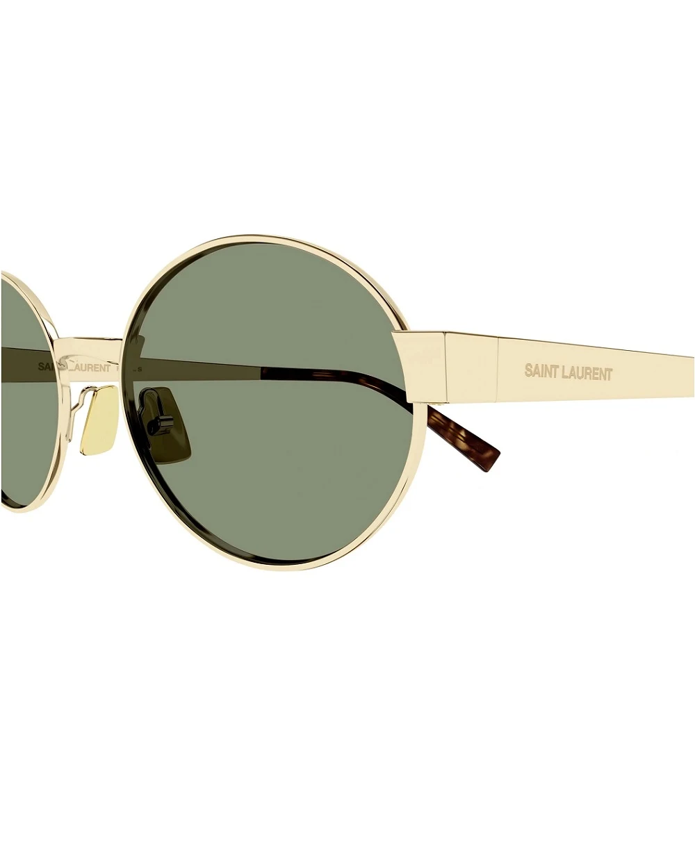 Солнцезащитные очки Saint Laurent SL 692-003, золотой цвет • Купить в интернет-магазине Kameron