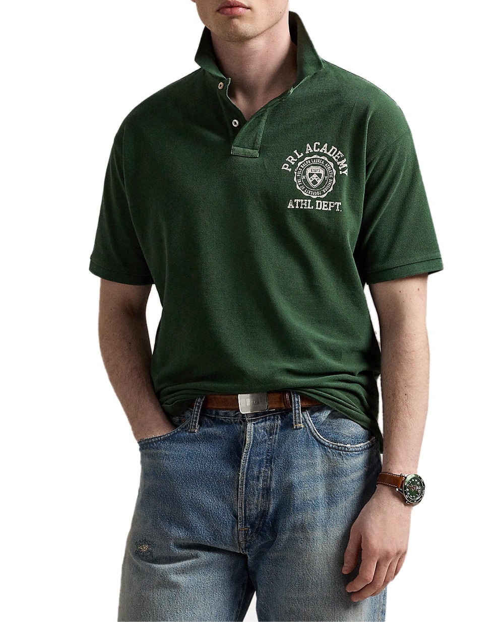 Поло Polo Ralph Lauren 710971835001, зелений колір • Купити в інтернет-магазині Kameron