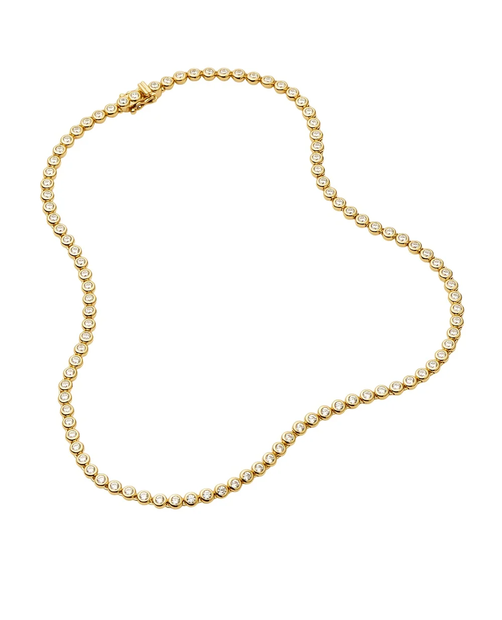 Намисто Tennis Missoma GU-G-N11-CZ, золотий колір • Купити в інтернет-магазині Kameron