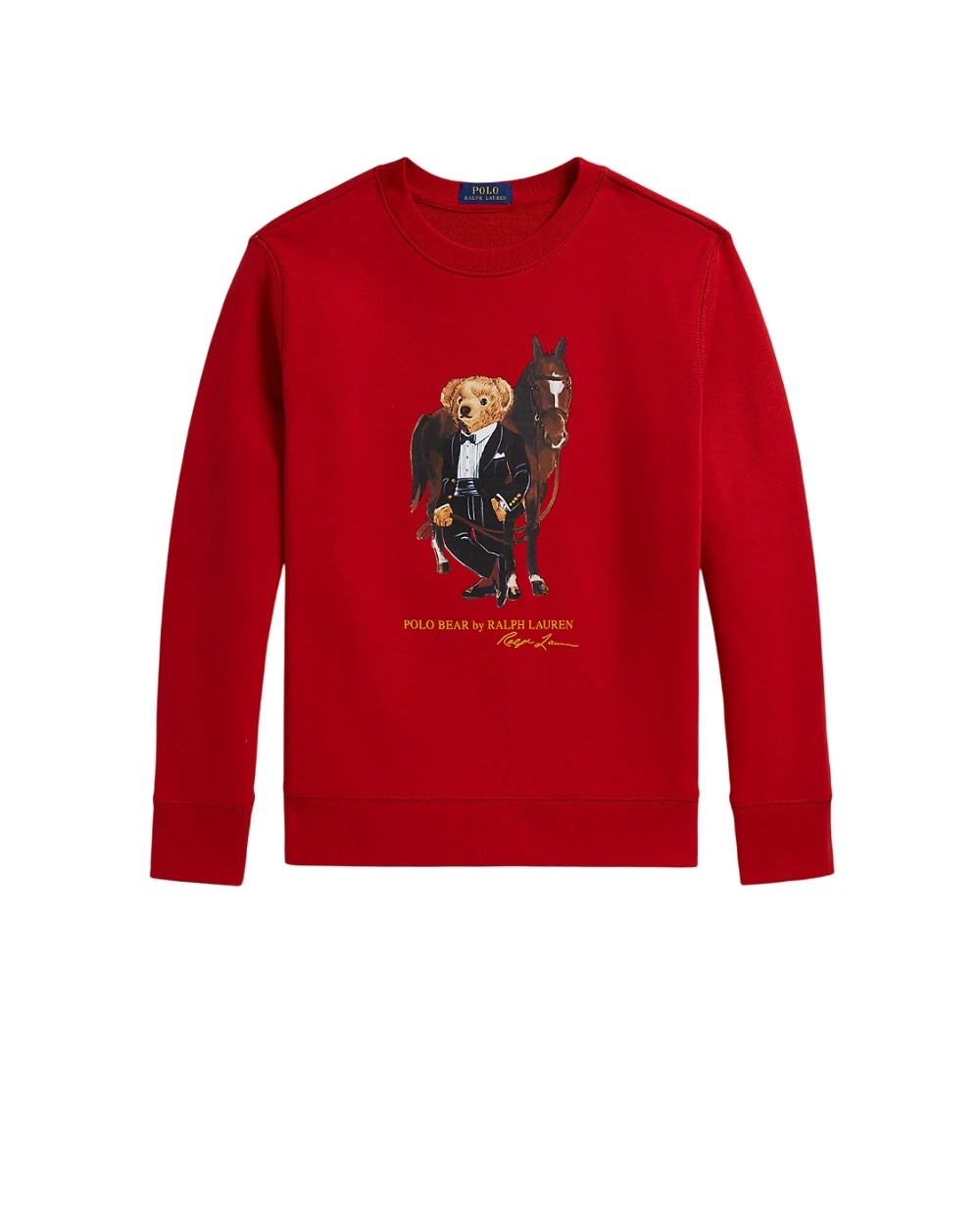 Дитячий світшот Polo Bear Polo Ralph Lauren Kids 323A10261001, червоний колір • Купити в інтернет-магазині Kameron
