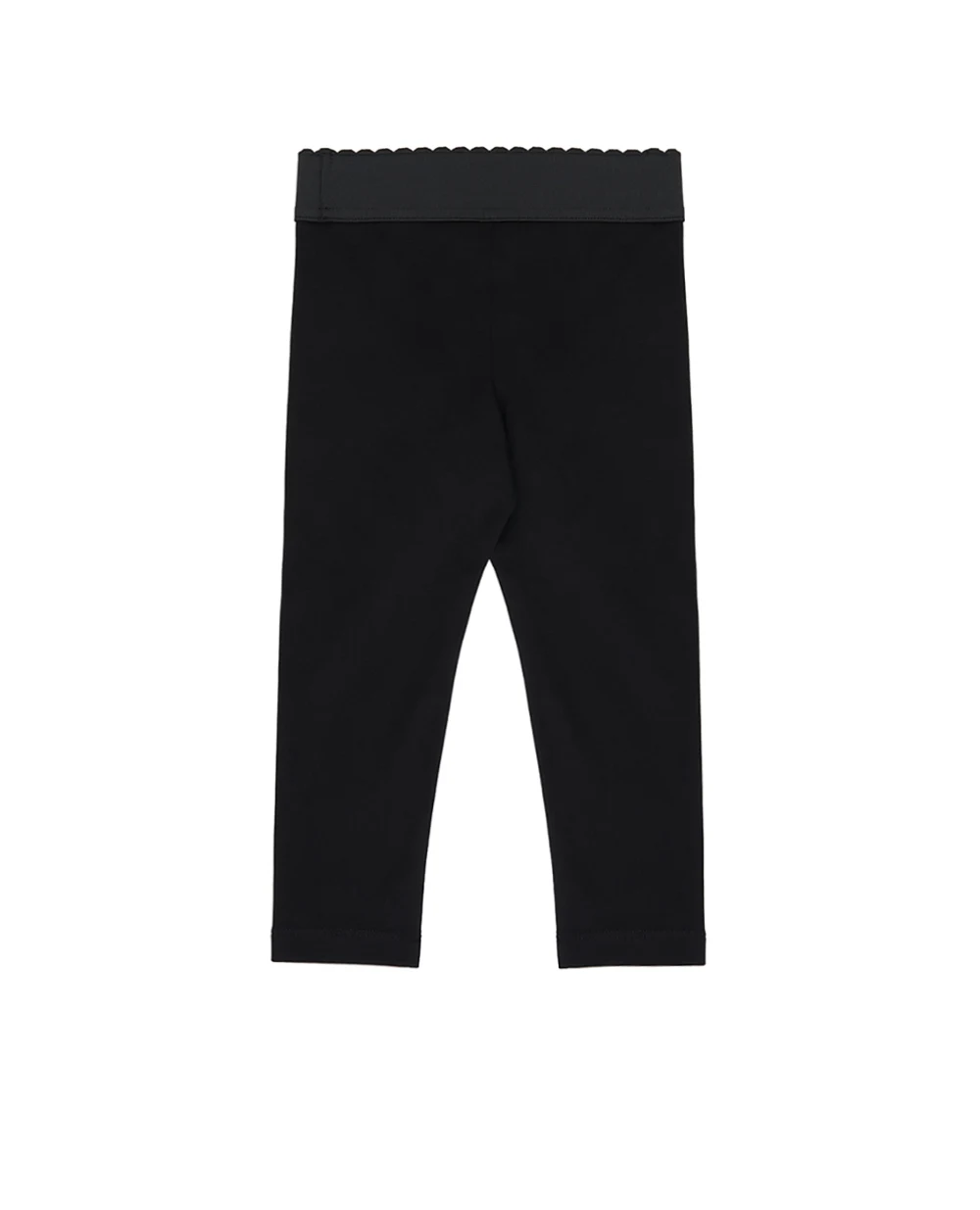 Детские леггинсы Dolce&Gabbana Kids L5JPB8-G7N9L-S, черный цвет • Купить в интернет-магазине Kameron