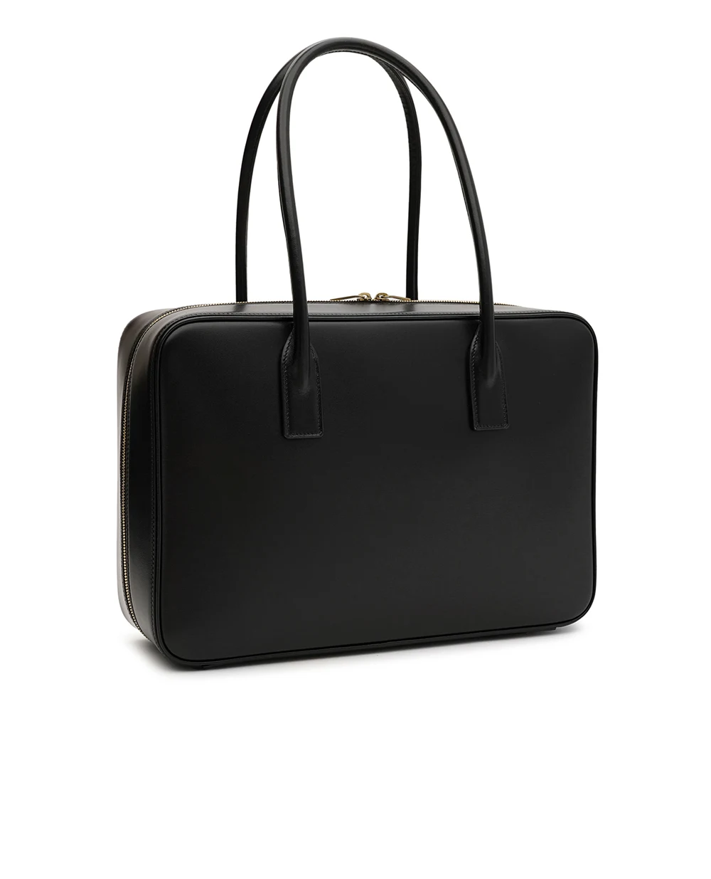 Сумка Sac De Jour Bauletto из кожи Saint Laurent 832383-0SX0W, черный цвет • Купить в интернет-магазине Kameron