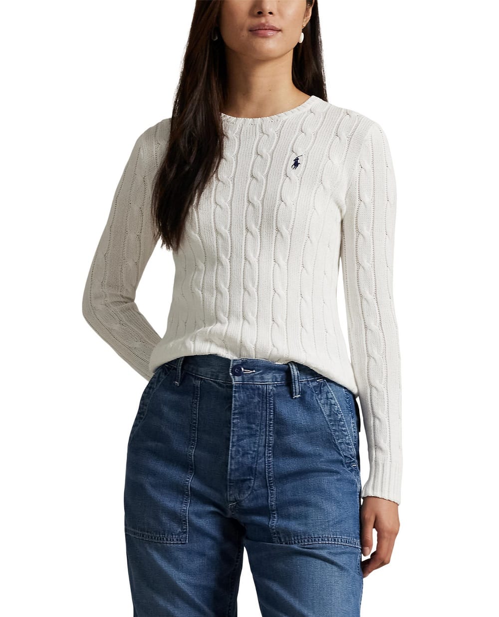 Джемпер Polo Ralph Lauren 211971869007, белый цвет • Купить в интернет-магазине Kameron