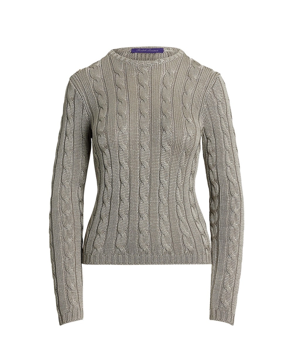 Свитер из шёлка Ralph Lauren Collection 290900054034, серый цвет • Купить в интернет-магазине Kameron