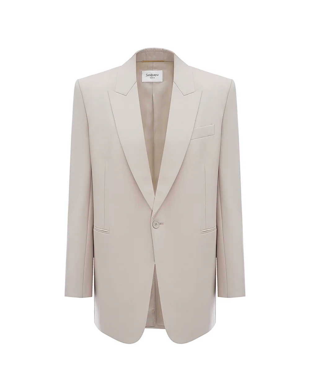 Жакет Saint Laurent 823003-Y2L82, бежевый цвет • Купить в интернет-магазине Kameron