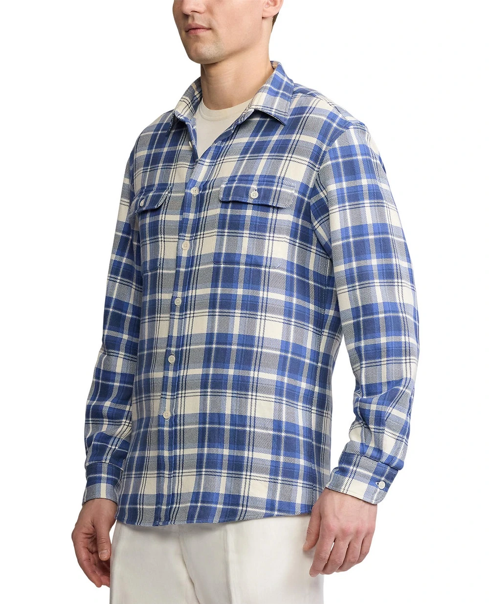 Рубашка Ralph Lauren Purple Label 790964260001, синий цвет • Купить в интернет-магазине Kameron