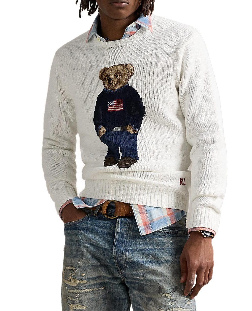 Светр Polo Bear Polo Ralph Lauren 710977415001, білий колір • Купити в інтернет-магазині Kameron