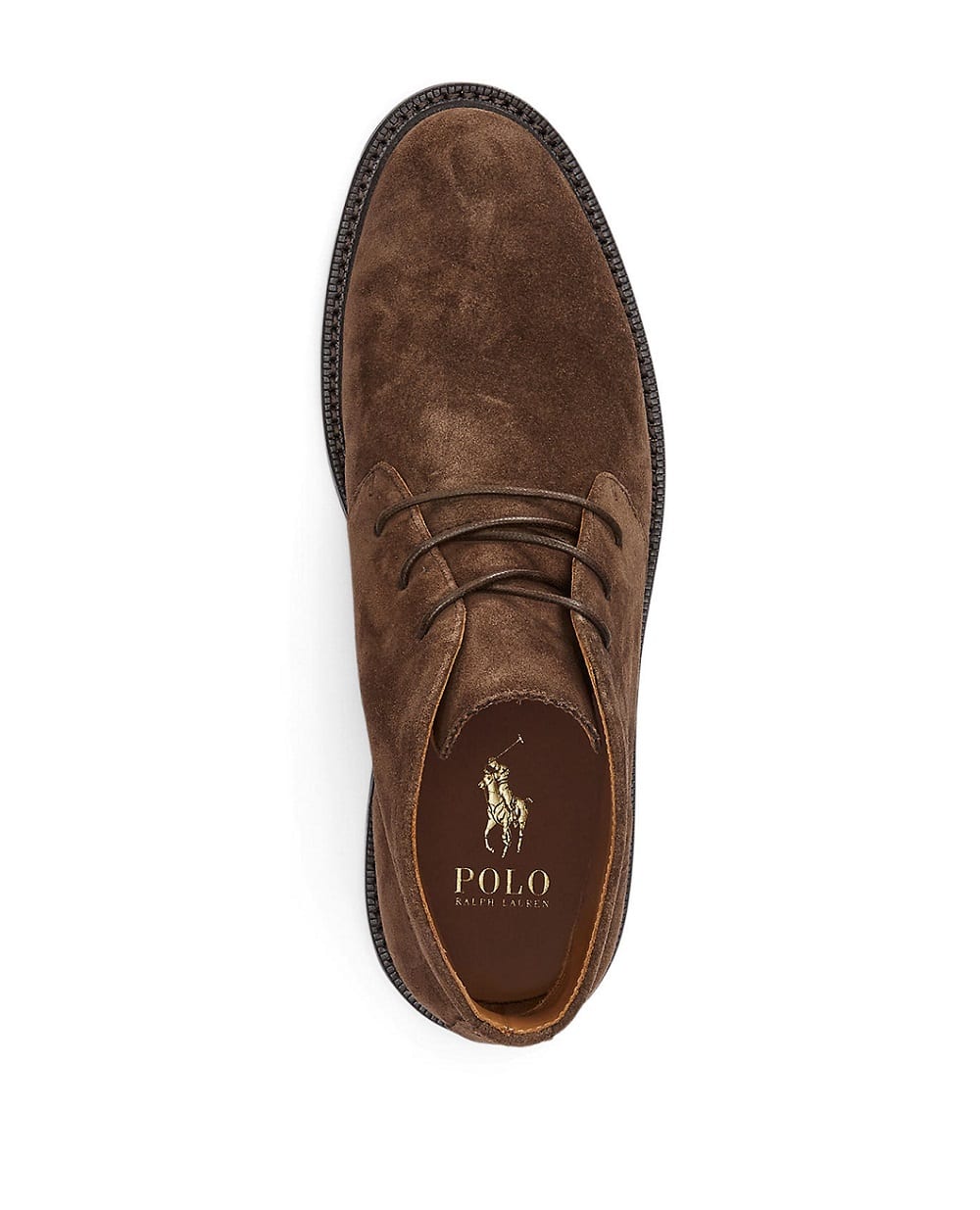 Черевики із замші Polo Ralph Lauren 803945849002, коричневий колір • Купити в інтернет-магазині Kameron