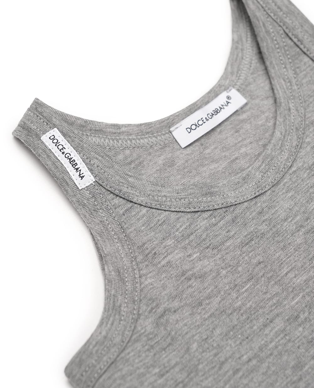 Дитяча майка (2 шт.) Dolce&Gabbana Kids L4U702-OY7IB-B, сірий колір • Купити в інтернет-магазині Kameron