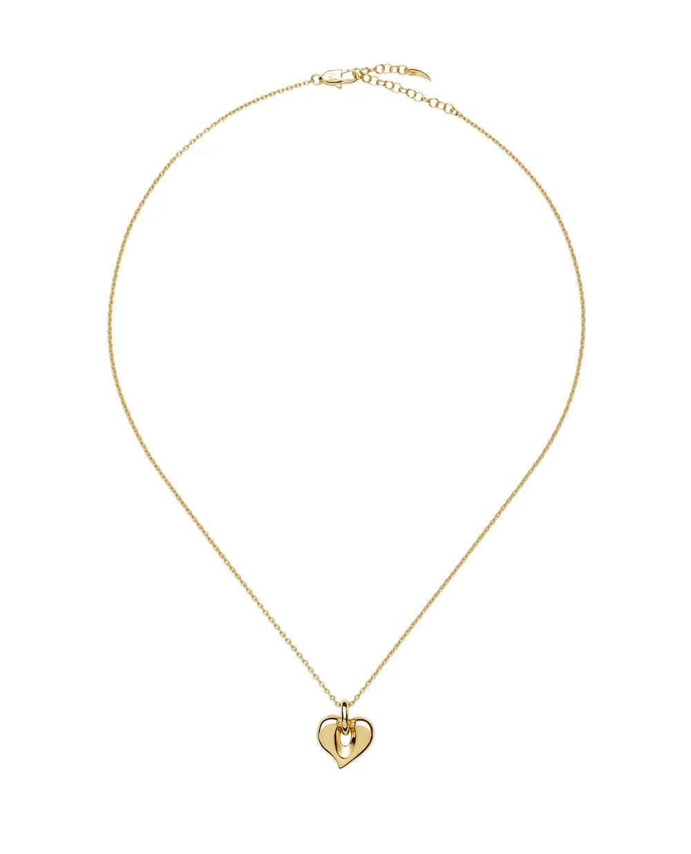 Кулон-підвіска у формі серця Missoma VAL-G-N10-NS, золотий колір • Купити в інтернет-магазині Kameron