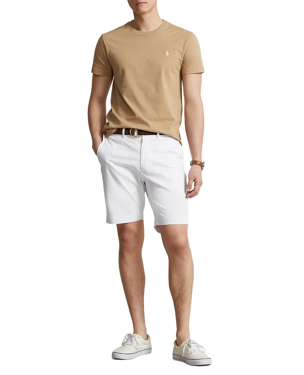 Футболка Polo Ralph Lauren 710671438329, бежевый цвет • Купить в интернет-магазине Kameron