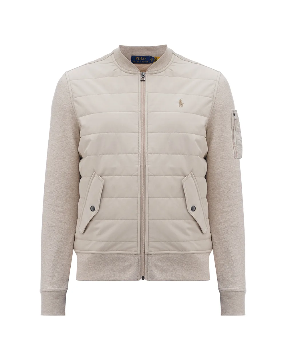 Бомбер Polo Ralph Lauren 710900848004, бежевый цвет • Купить в интернет-магазине Kameron