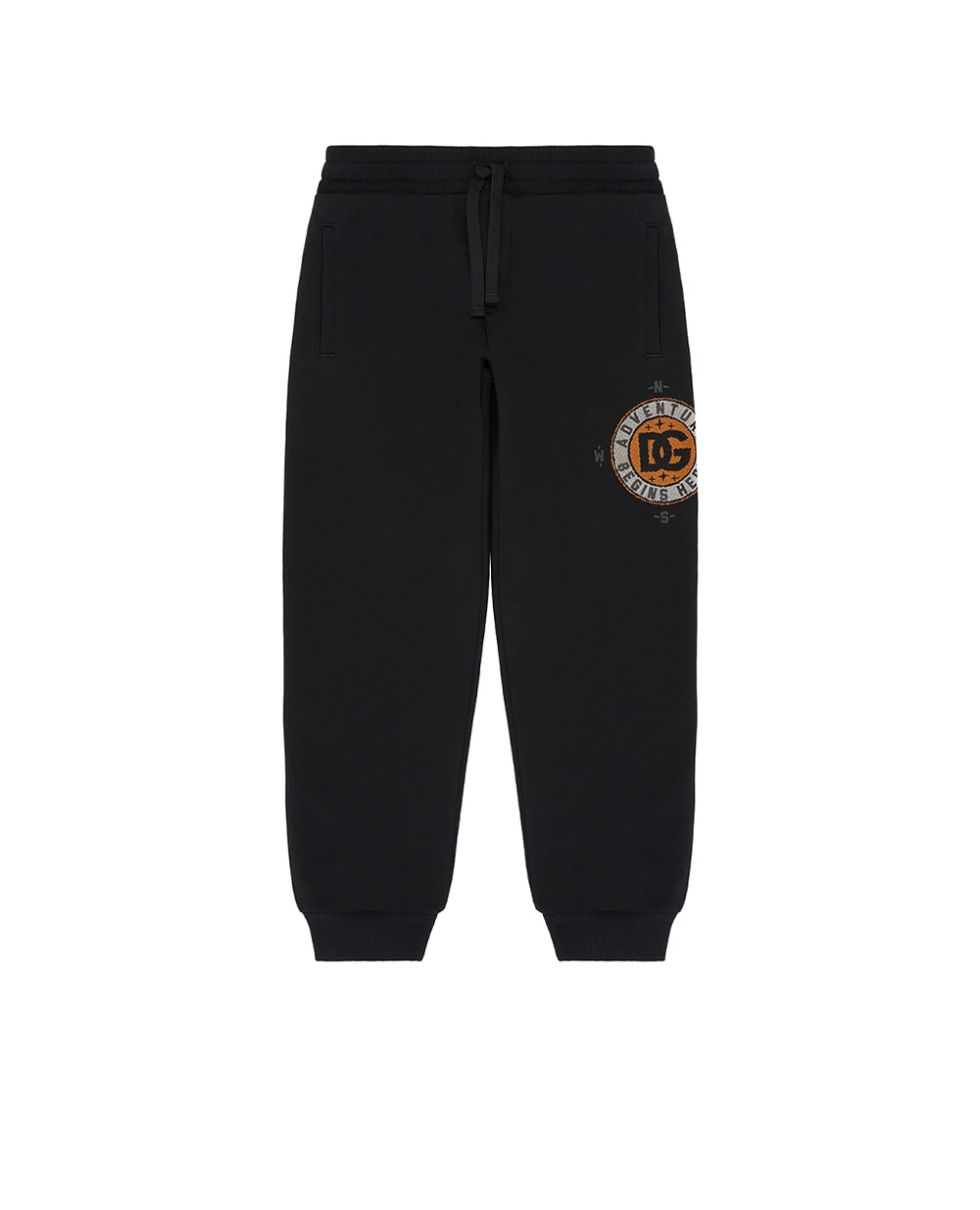 Дитячі джогери (костюм) Dolce&Gabbana Kids L4JPFE-G7PIU-S, чорний колір • Купити в інтернет-магазині Kameron