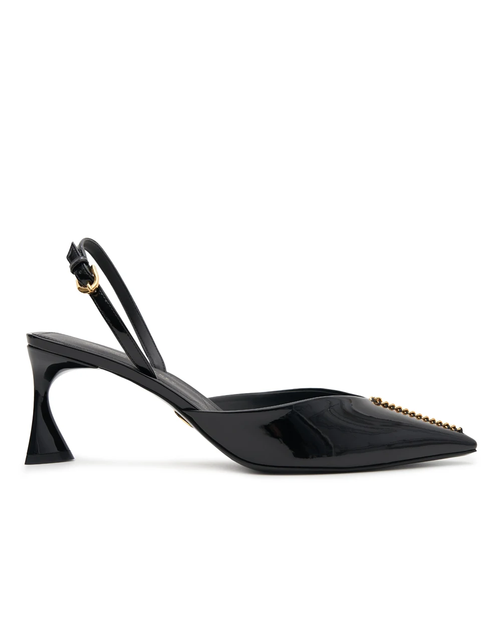 Туфли-слингбэки Elsa лакированные Stella McCartney 810604AP0AP0, черный цвет • Купить в интернет-магазине Kameron