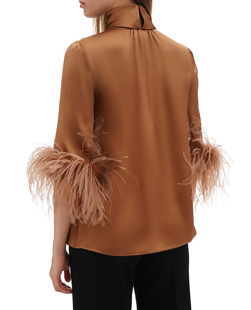 Топ Dolce&Gabbana F7AL6T-FU1NU, коричневий колір • Купити в інтернет-магазині Kameron