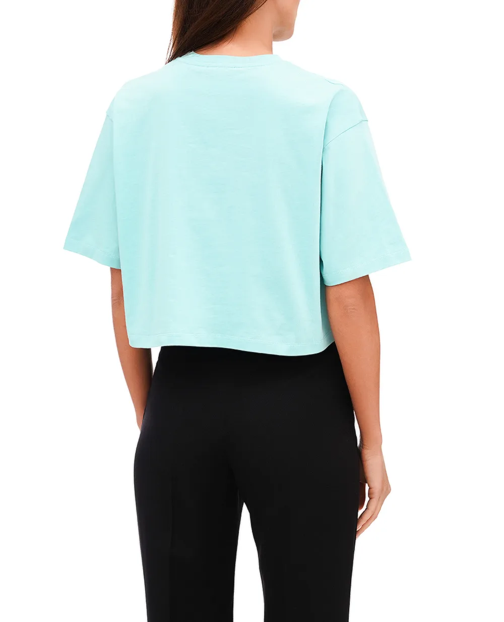 Футболка Balmain BF1EE020BB02-S, мятный цвет • Купить в интернет-магазине Kameron