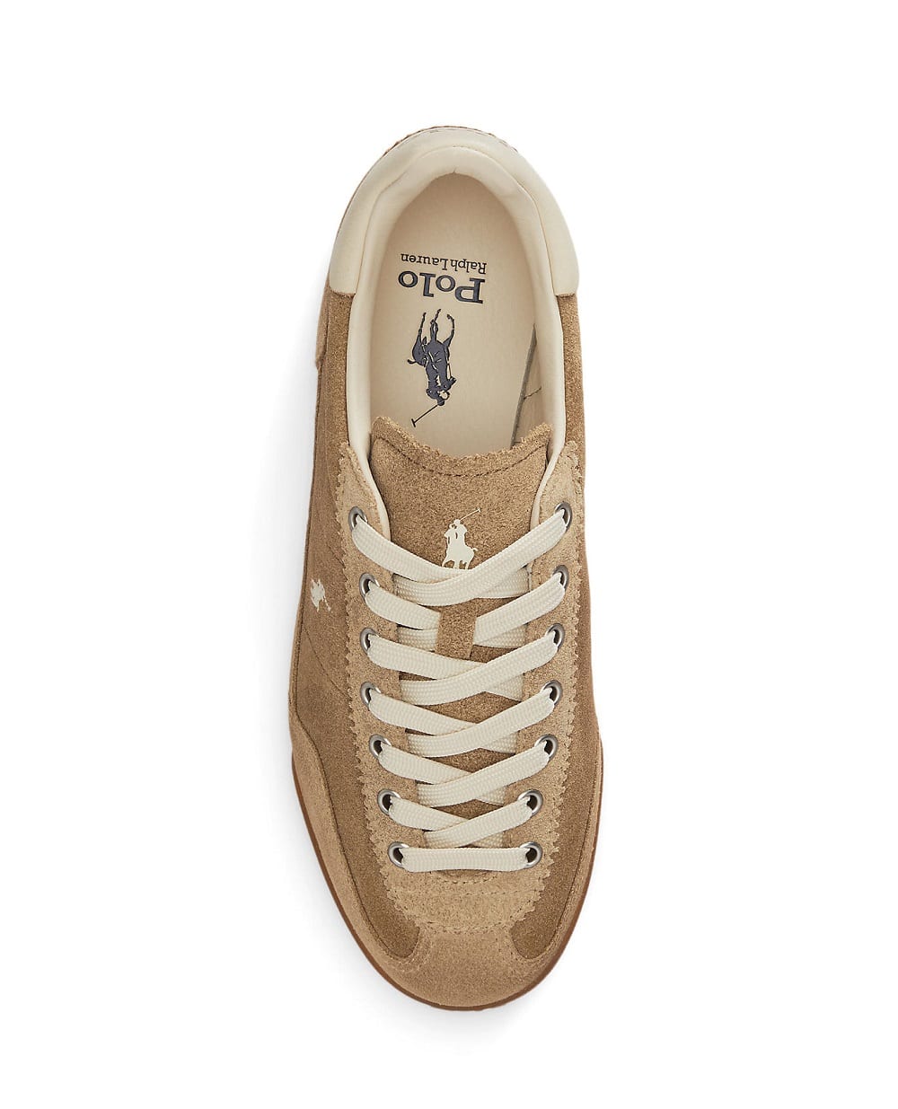 Кросівки Hester із замші Polo Ralph Lauren 804P08219001, коричневий колір • Купити в інтернет-магазині Kameron