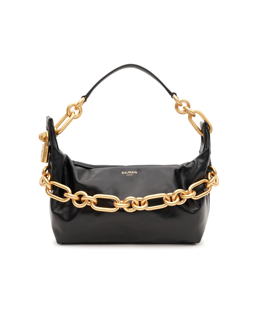 Сумка Sync Medium из кожи Balmain FN1BS002LBFO, черный цвет • Купить в интернет-магазине Kameron