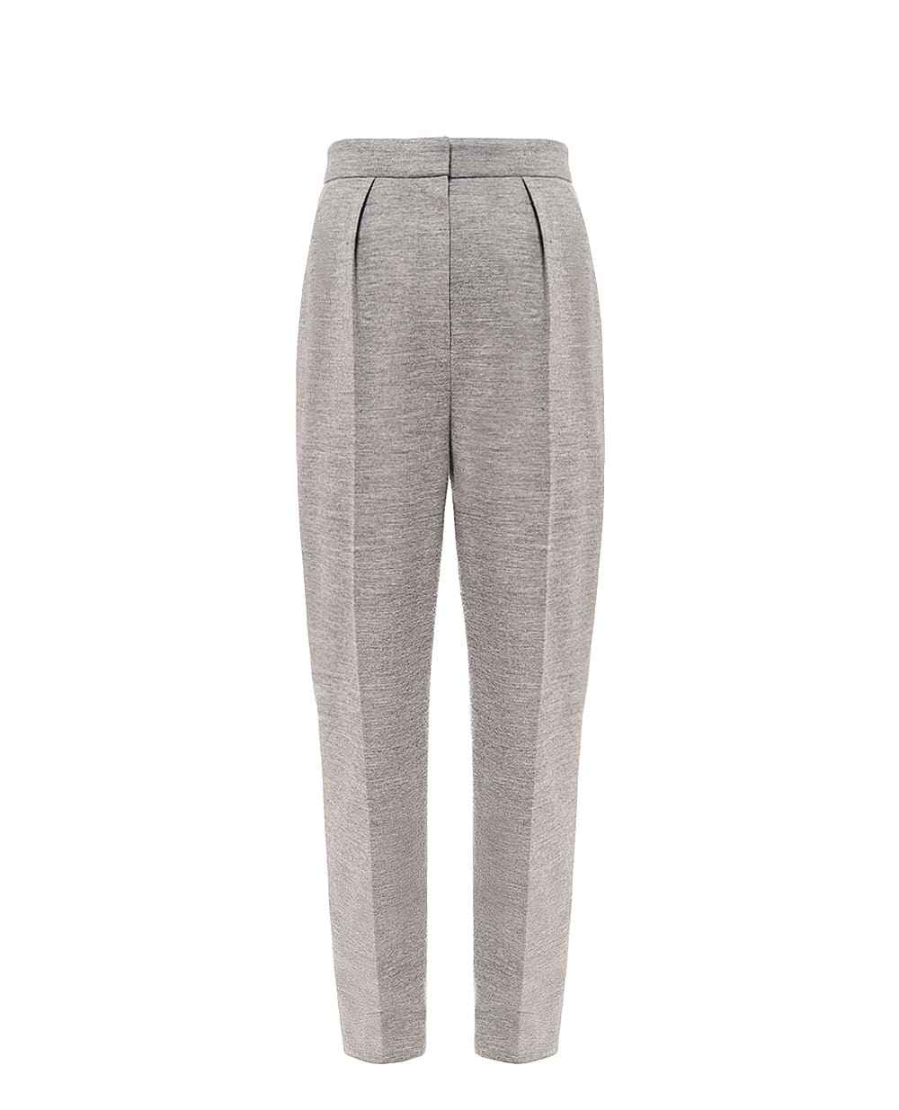 Штани з вовни Balmain FF0PN190JL17, сірий колір • Купити в інтернет-магазині Kameron