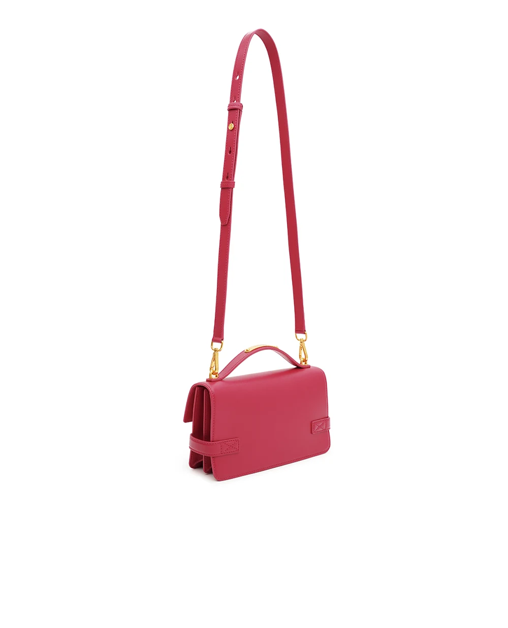 Сумка B Buzz 24 из кожи Balmain GN1DA828LSLX, розовый цвет • Купить в интернет-магазине Kameron