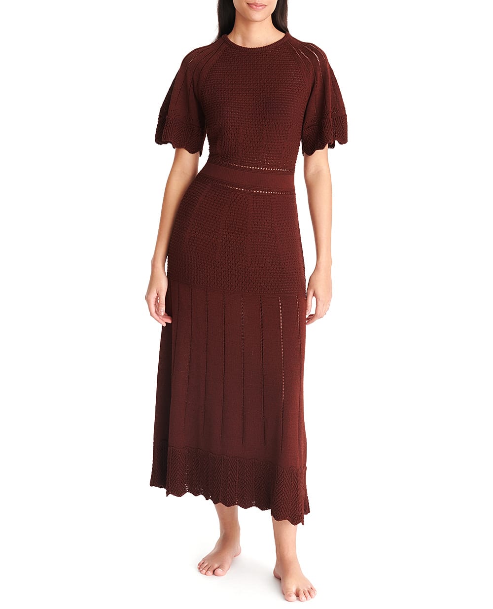 Сукня IMAGINAIRE ERES 202523, коричневий колір • Купити в інтернет-магазині Kameron