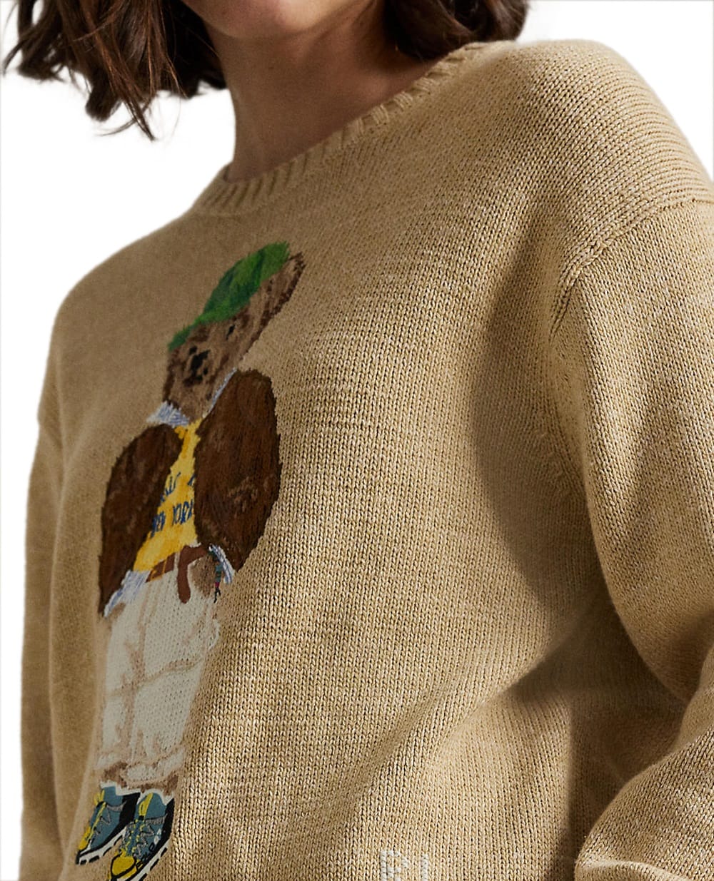 Свитер Polo Bear Polo Ralph Lauren 211972121001, бежевый цвет • Купить в интернет-магазине Kameron