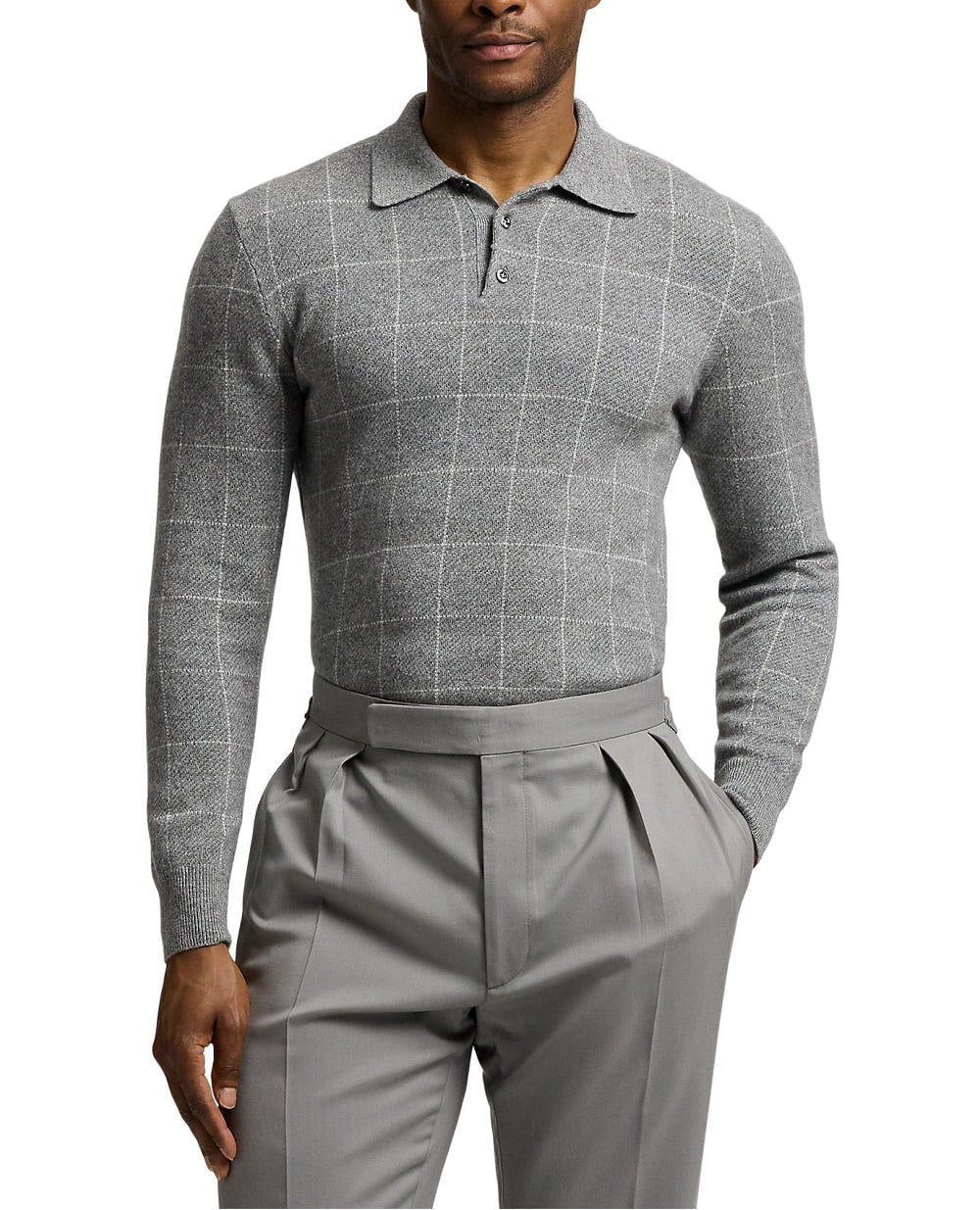 Свитер из кашемира Ralph Lauren Purple Label 790978243001, серый цвет • Купить в интернет-магазине Kameron