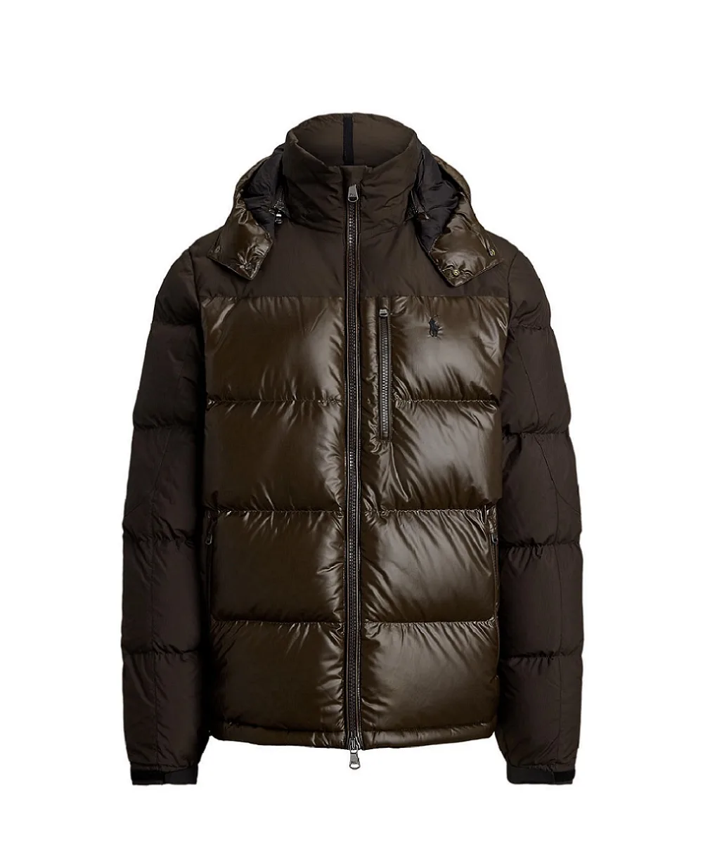 Куртка пухова Gorham Two-Tone Polo Ralph Lauren 710967786002, коричневий колір • Купити в інтернет-магазині Kameron