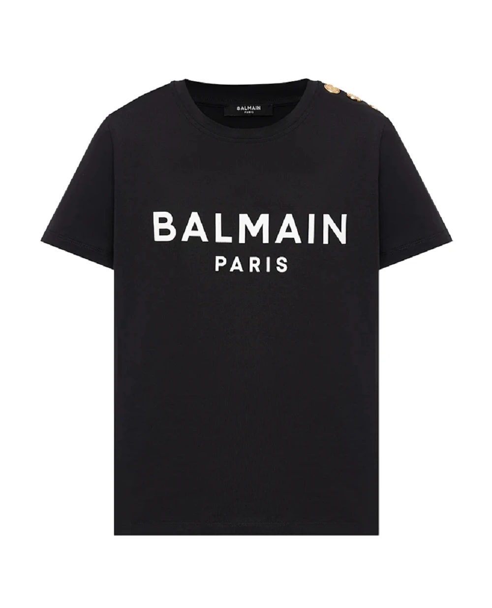 Футболка Balmain BF1EF005BB02, черный цвет • Купить в интернет-магазине Kameron