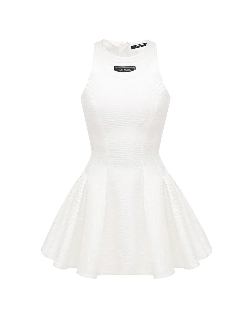 Сукня Balmain EF1R5087MG61, білий колір • Купити в інтернет-магазині Kameron