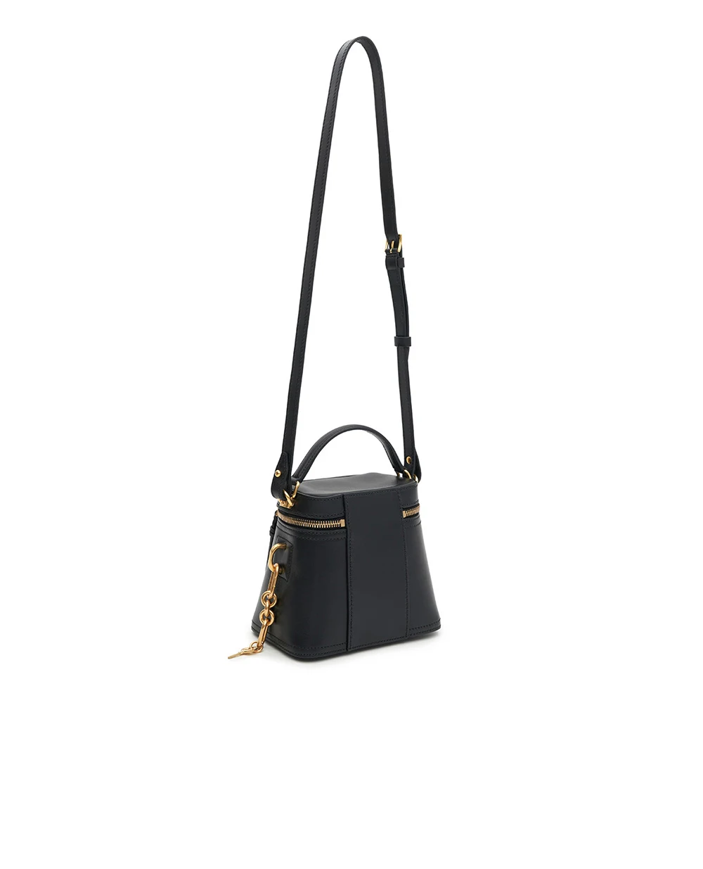 Сумка Pulse Vanity из кожи Balmain FN1BH004LORL, черный цвет • Купить в интернет-магазине Kameron