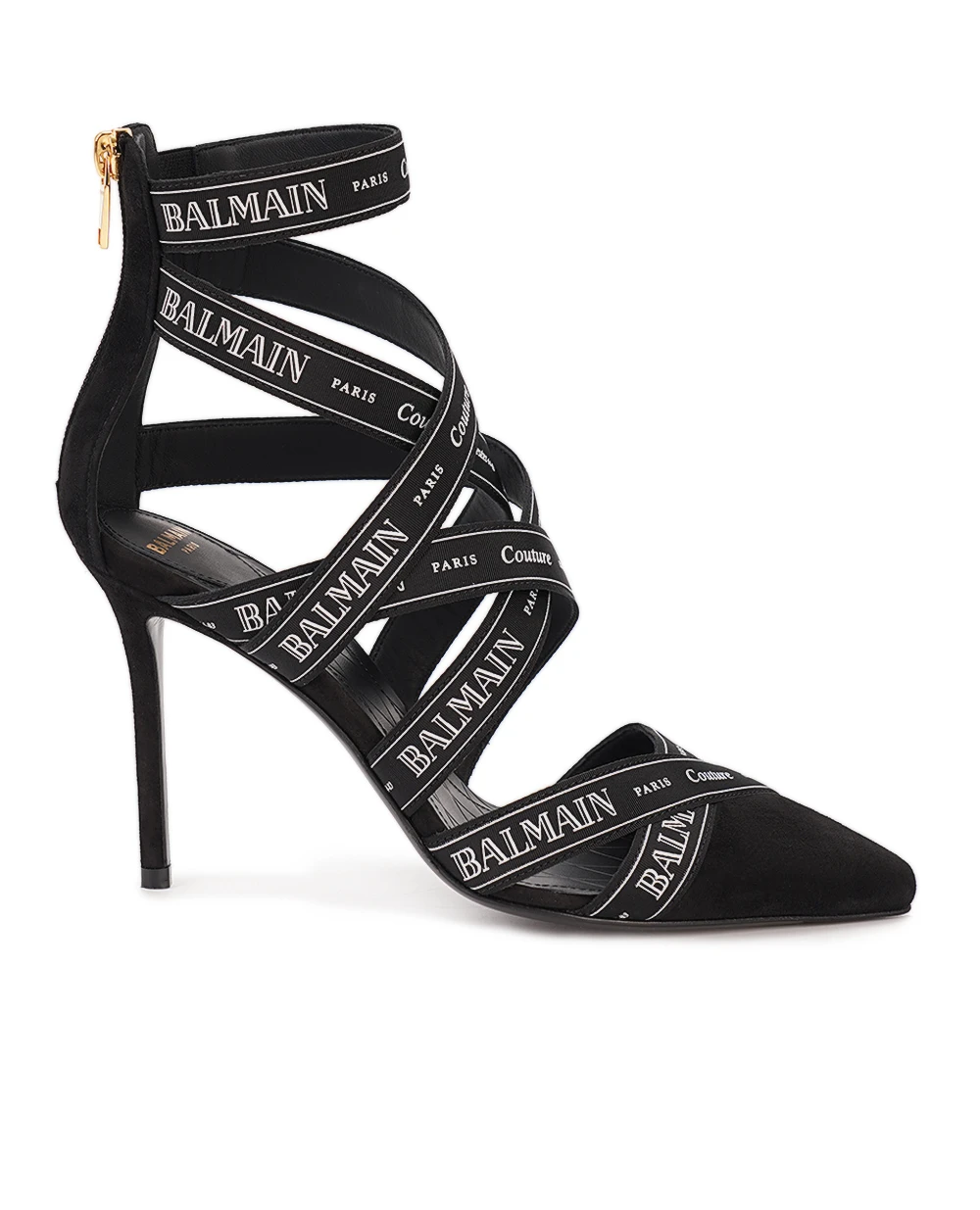 Туфлі Couture Balmain EN1UH092TKWB, чорний колір • Купити в інтернет-магазині Kameron