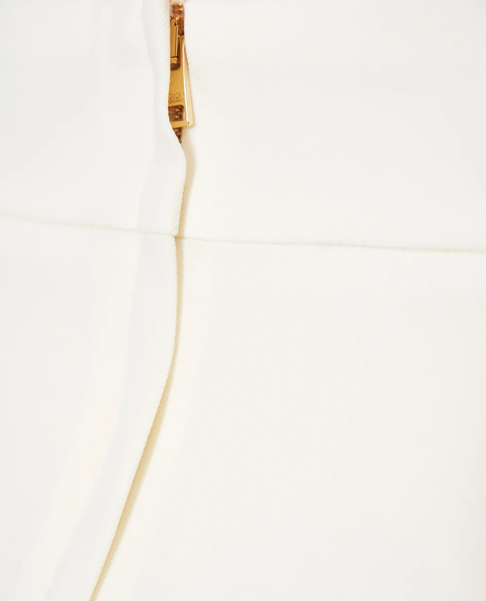 Юбка-карандаш из шерсти Dolce&Gabbana F4CJGT-FUBGC, белый цвет • Купить в интернет-магазине Kameron