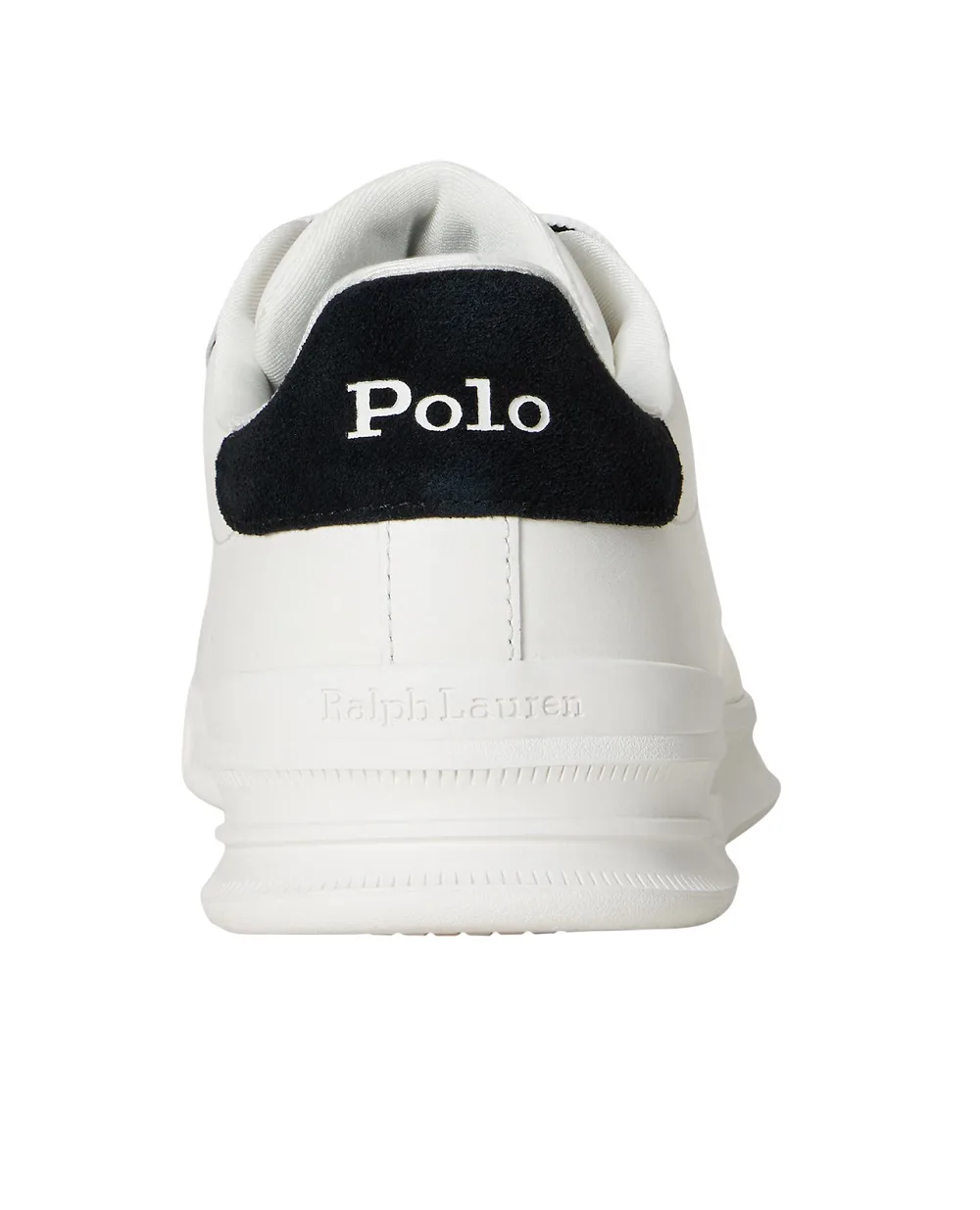 Кроссовки Heritage Court II из кожи Polo Ralph Lauren 809P01615001, белый цвет • Купить в интернет-магазине Kameron
