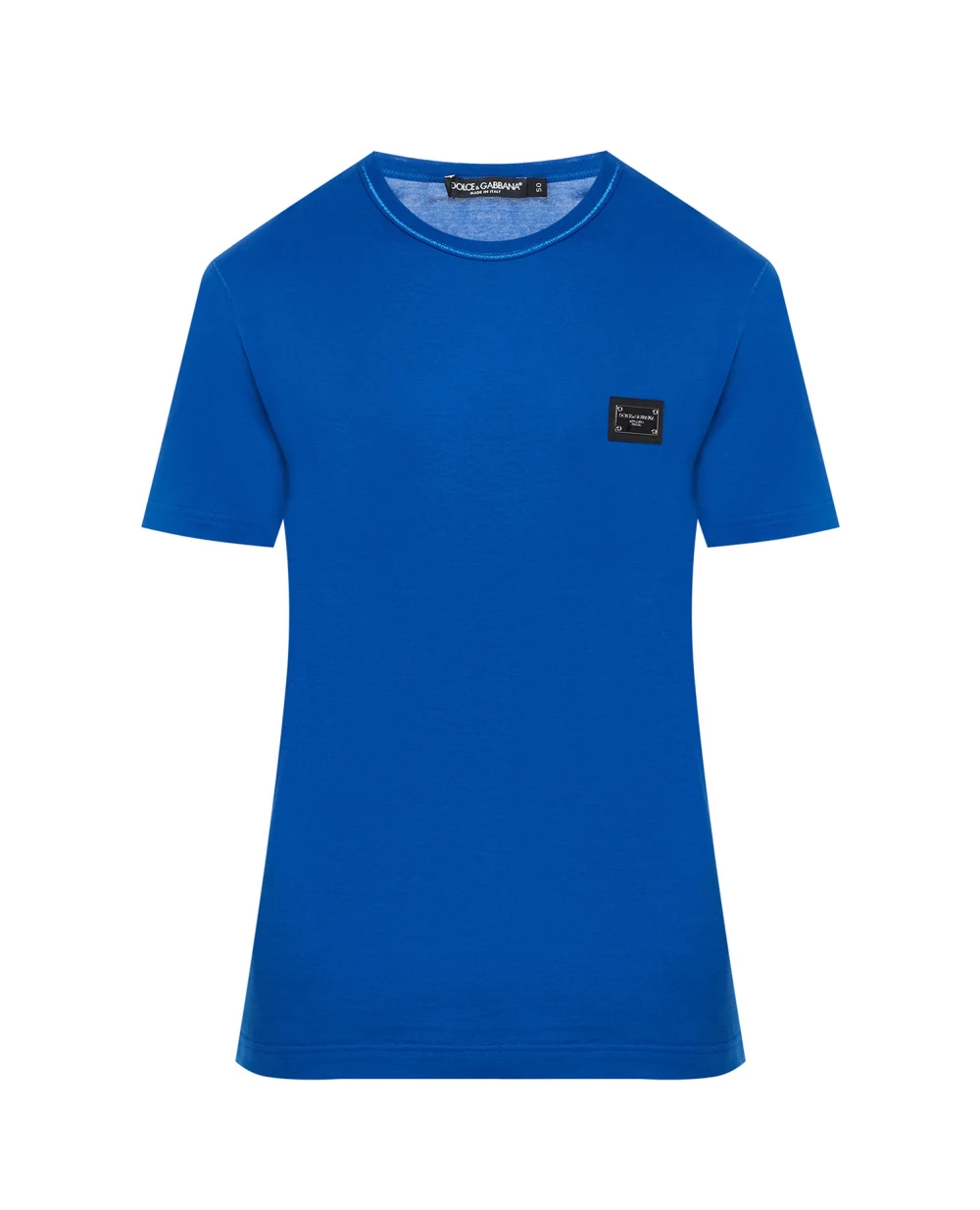 Футболка Dolce&Gabbana G8PT1T-G7F2I, синий цвет • Купить в интернет-магазине Kameron