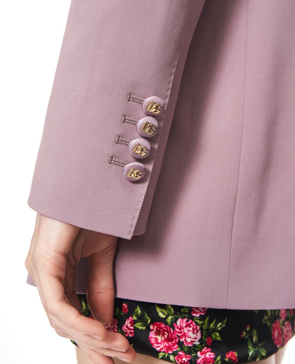 Жакет із вовни Dolce&Gabbana F29V1T-GDDPS, фіолетовий колір • Купити в інтернет-магазині Kameron