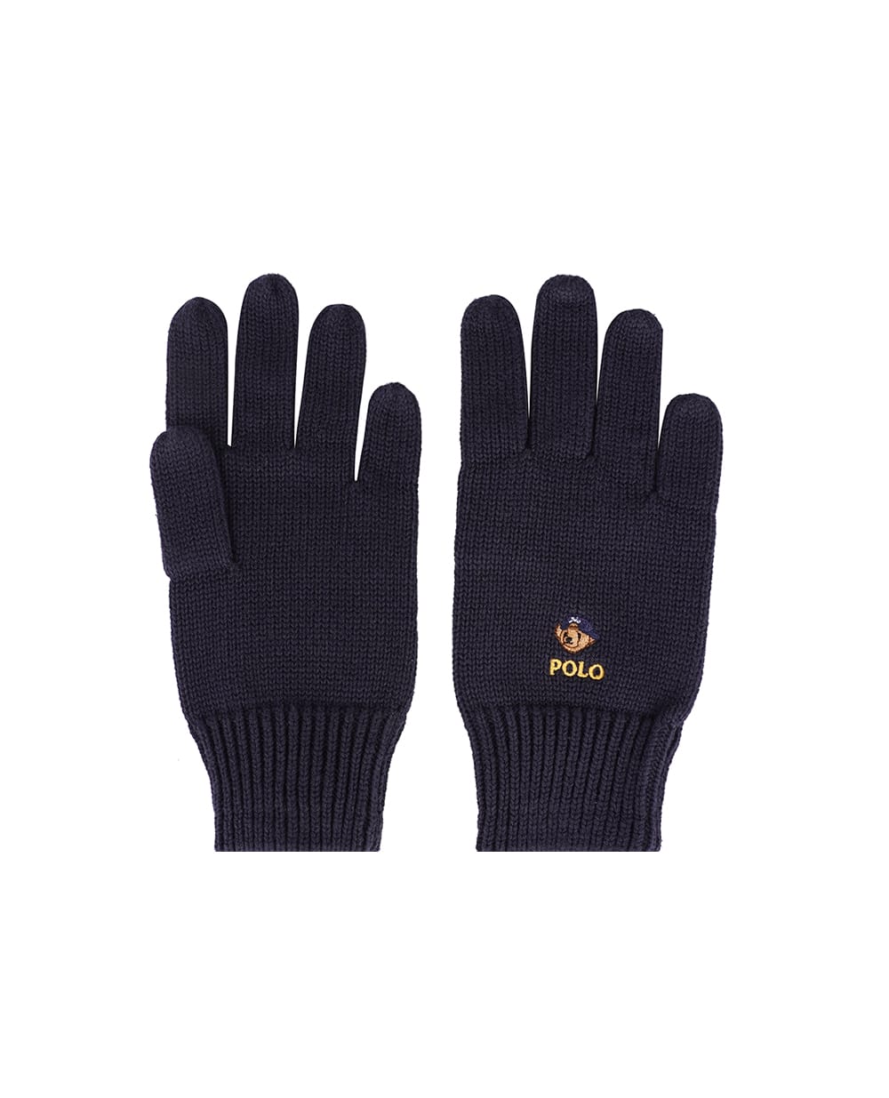 Детские перчатки Polo Ralph Lauren Kids 323953214001, темно-синий цвет • Купить в интернет-магазине Kameron