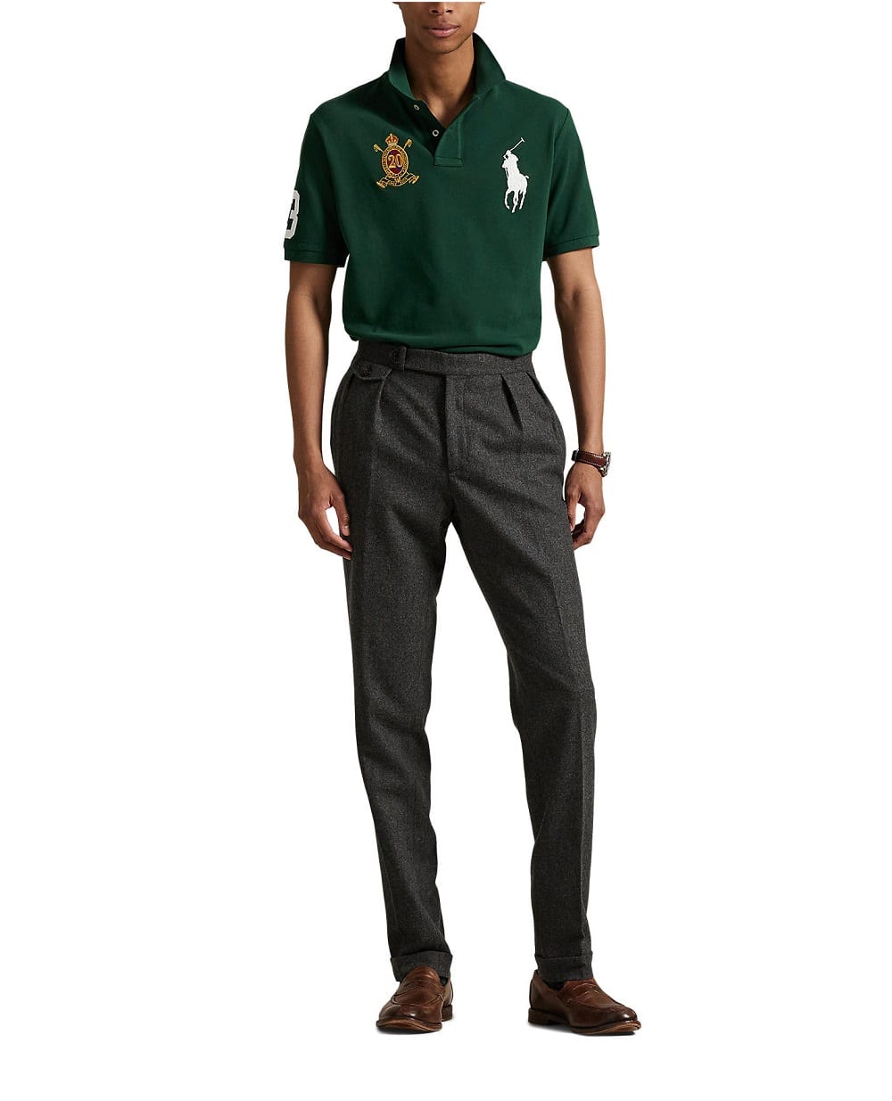 Поло Polo Ralph Lauren 710P00089001, зелений колір • Купити в інтернет-магазині Kameron