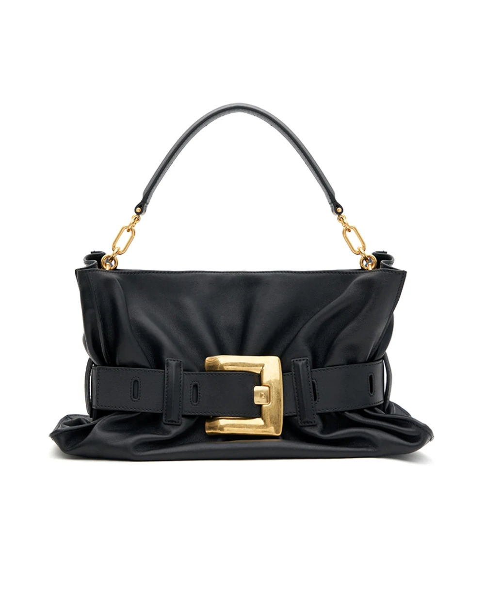Кожаная сумка Anthem Medium Balmain FN1KK990LVGX, черный цвет • Купить в интернет-магазине Kameron
