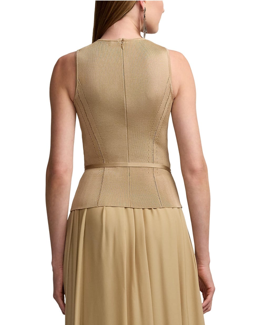 Топ Ralph Lauren Collection 290963203001, бежевий колір • Купити в інтернет-магазині Kameron