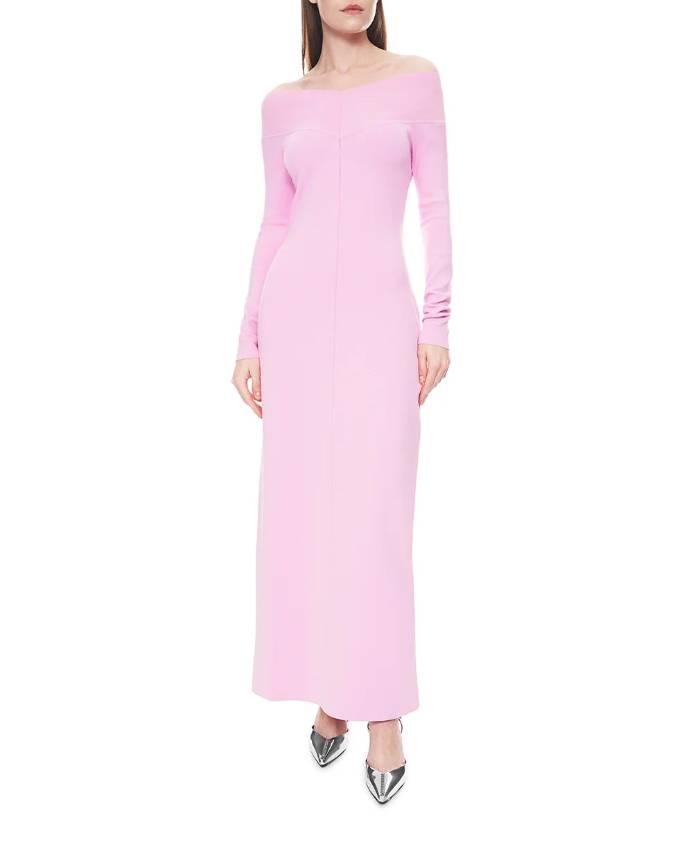 Сукня з довгими рукавами Stella McCartney 6K11733S2543, рожевий колір • Купити в інтернет-магазині Kameron