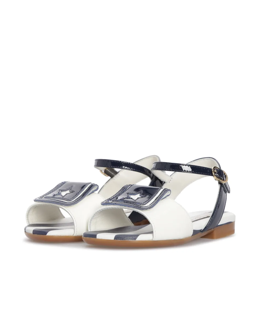 Детские босоножки Dolce&Gabbana Kids D10600-AI095-M, белый цвет • Купить в интернет-магазине Kameron