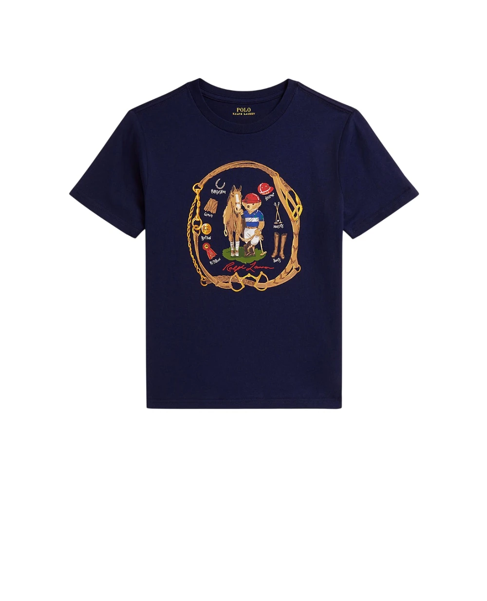 Дитяча футболка Polo Bear Polo Ralph Lauren Kids 323A96608001, темно-синій колір • Купити в інтернет-магазині Kameron